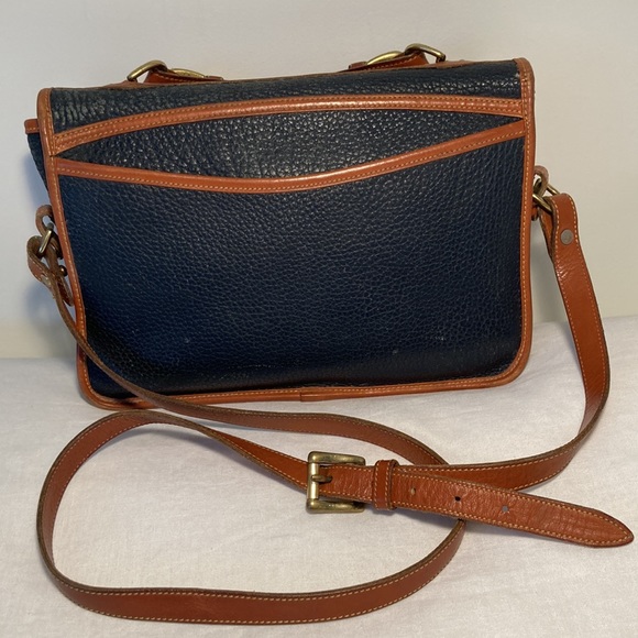 Dooney & Bourke carrier bag blue pebbled leather - Picture 2 of 16